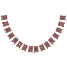 Banner de Bunting Personalizado - Boda de champagn