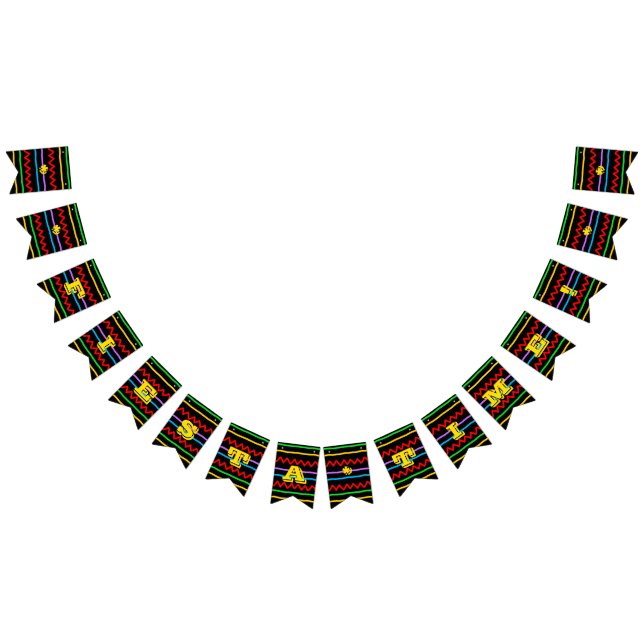 Banderines Banner de Bunting personalizado de Fiesta (Todo)