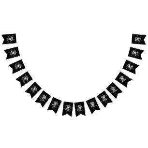 Banderines Banner de Bunting pirata