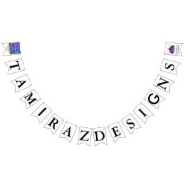 Banderines Banner de Bunting White para la feria de artesanía