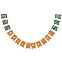 Banner de color personalizado de Halloween