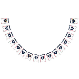 Banderines Banner de cumpleaños del béisbol