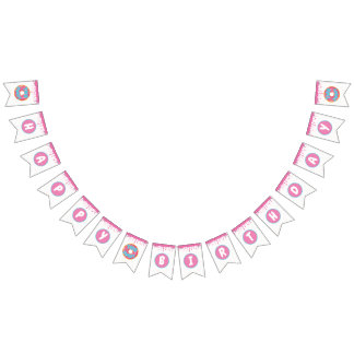 Banderines Banner de dos días de cumpleaños dulces