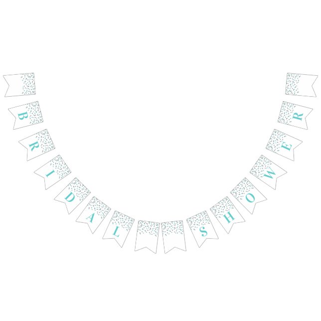 Banderines Banner de ducha de novia de plata azul (Todo)