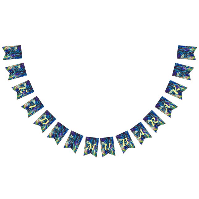 Banderines Banner de Eid Mubarak - Brochas de pincel (Todo)