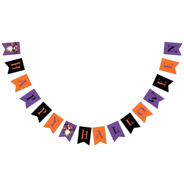 Banderines Banner de Feliz Halloween (Todo)