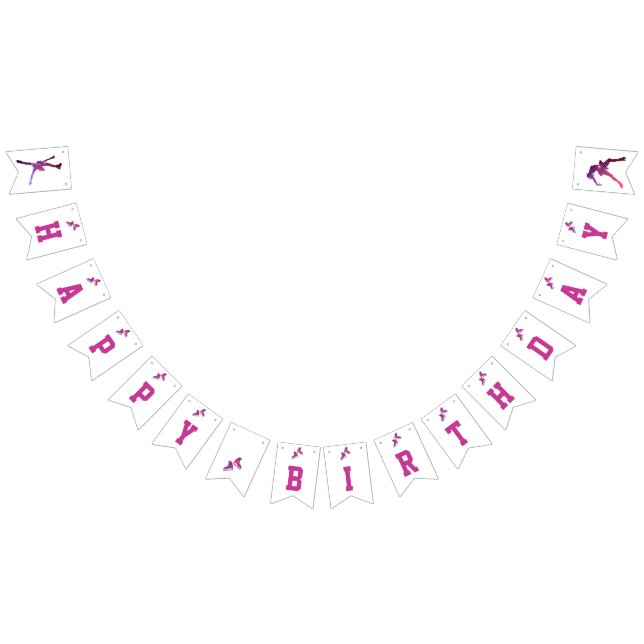 Banderines Banner de fiesta de patinaje sobre hielo (bunting) (Todo)