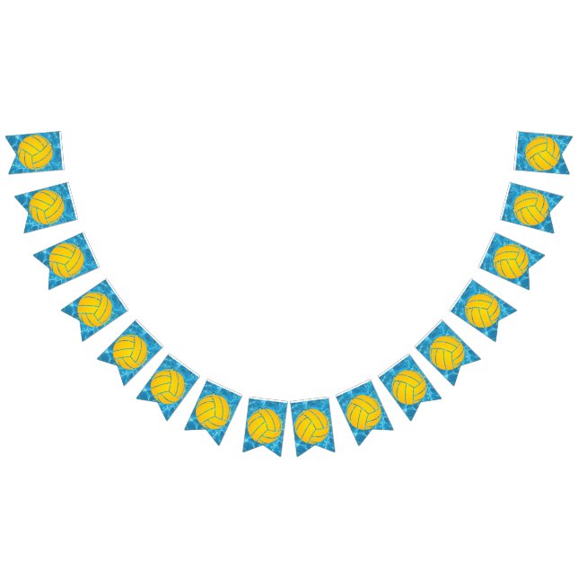 Banderines Banner de Fiesta de waterpolo (Todo)