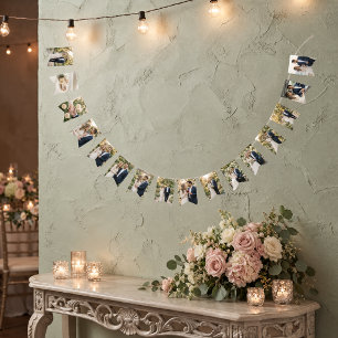 Banderines Banner de Foto Personalizada para Cena de Ensayo