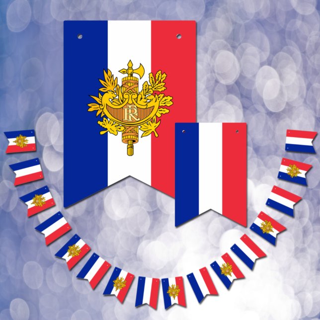 Banderines Banner de Francia, Emblem, Fiesta/Boda de la bande (Subido por el creador)