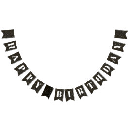 Banderines Banner de la fiesta de cumpleaños con temática mág