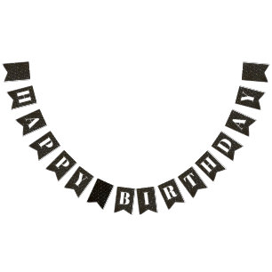 Banderines Banner de la fiesta de cumpleaños con temática mág