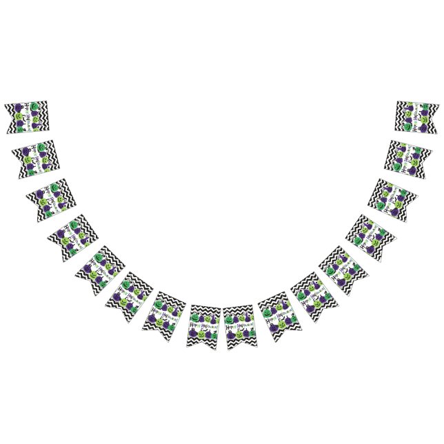 Banderines Banner de la fiesta de Halloween (Todo)