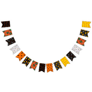 Banderines Banner de la fiesta de Halloween