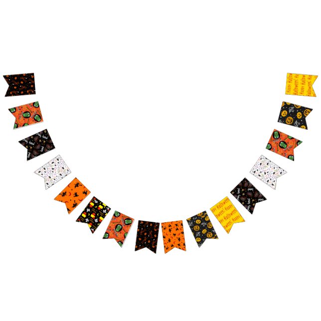 Banderines Banner de la fiesta de Halloween (Todo)