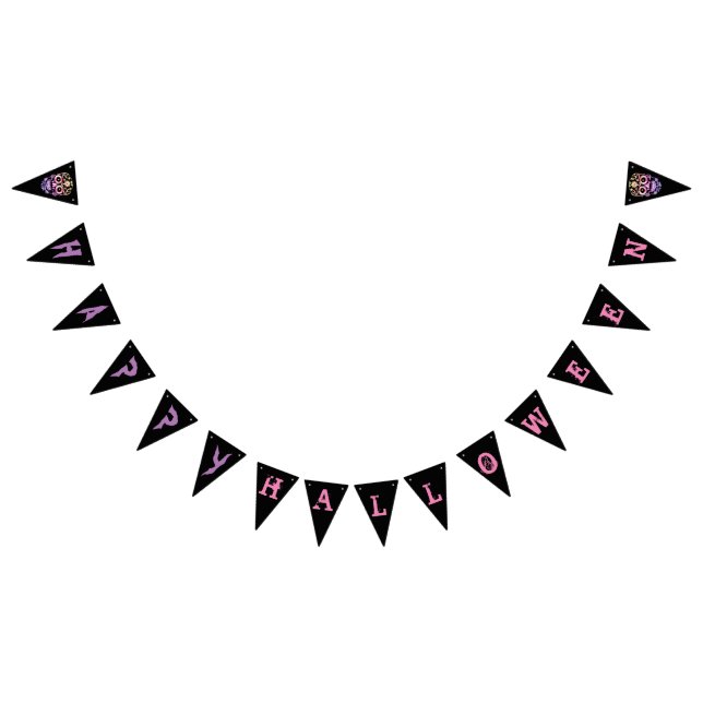 Banderines Banner de la fiesta de halloween con estilo en Gua (Todo)