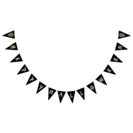 Banderines Banner de la fiesta de halloween con estilo en Gua