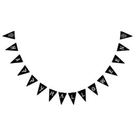 Banderines Banner de la fiesta de halloween con estilo en Gua