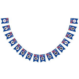 Banderines Banner de Let Freedom Ring