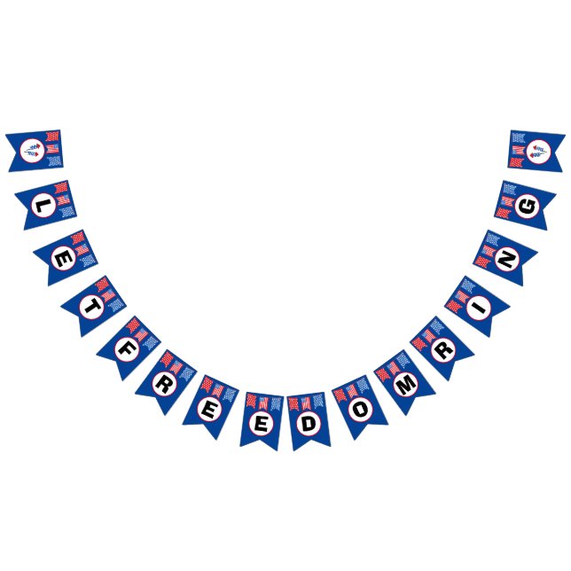Banderines Banner de Let Freedom Ring (Todo)