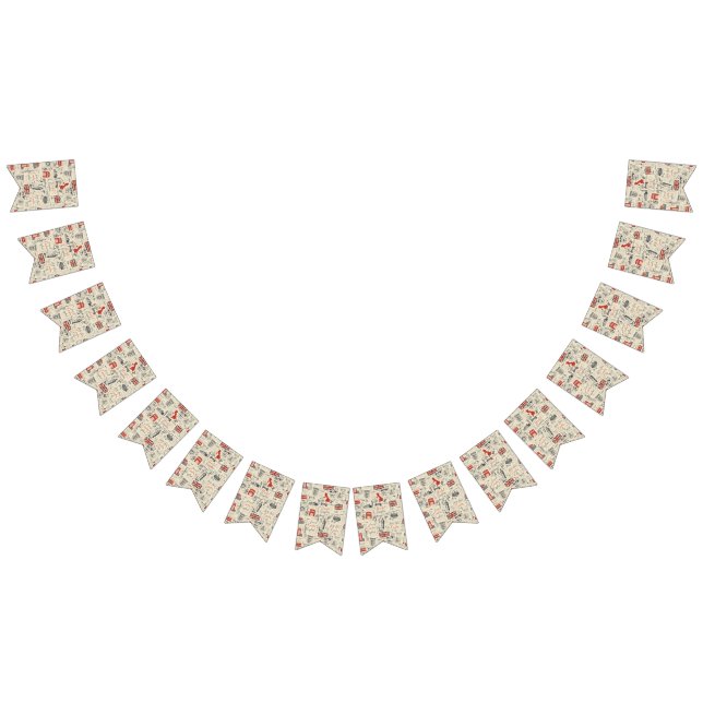 Banderines Banner de Londres de época (Todo)