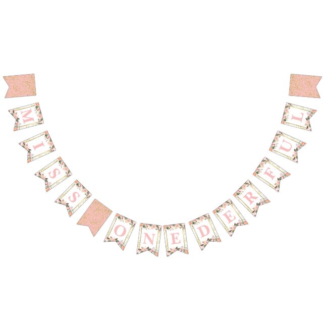 Banderines Banner de Miss ONEmaravillosas para el primer cump (Todo)