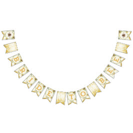 Banderines Banner De Novia A Bee