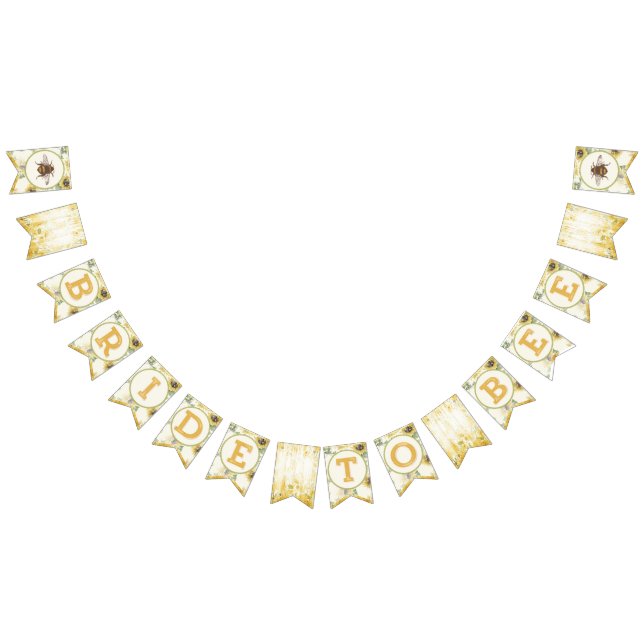 Banderines Banner De Novia A Bee (Todo)