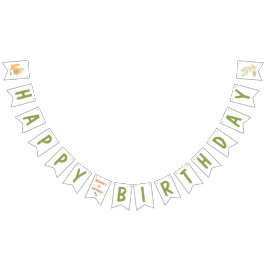 Banderines Banner de paquete de cumpleaños de Dinosaur de Cut