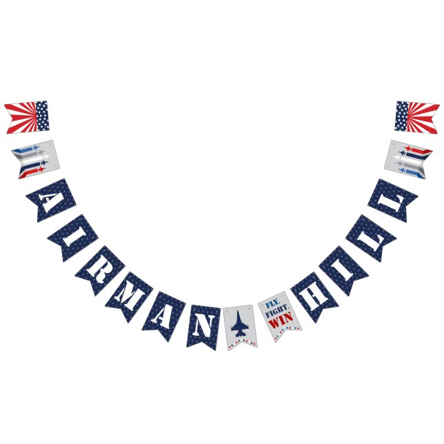 Banderines Banner de Personalizado de Fiesta militar de la Fu (Todo)