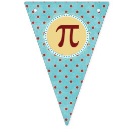 Banderines Banner de Pi Bunting