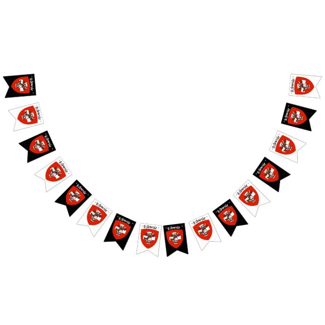 Banderines Banner de Schweiz Fiesta Bunting (Todo)