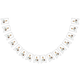 Banderines Banner del cumpleaños del Fiesta del té temático J