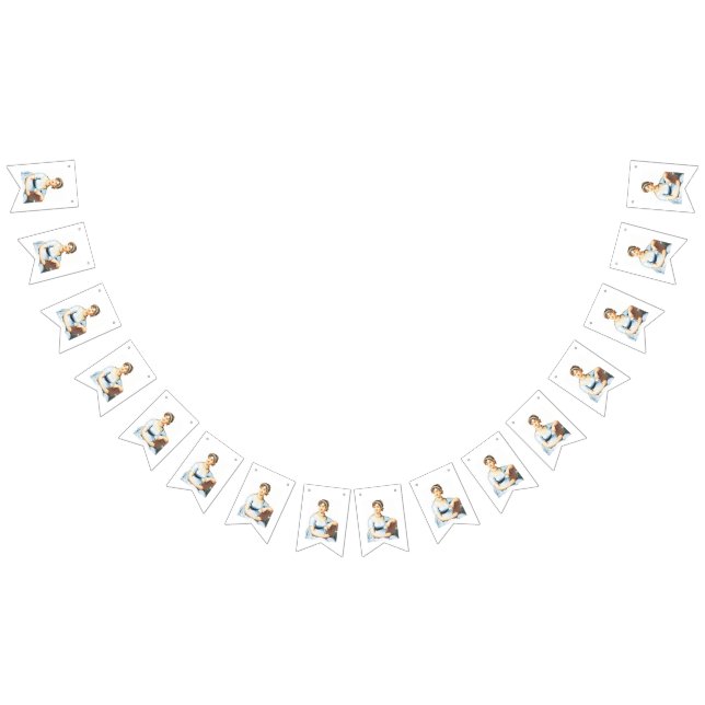 Banderines Banner del cumpleaños del Fiesta del té temático J (Todo)