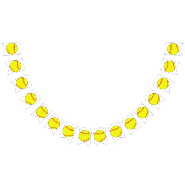 Banderines Banner Fiesta de Softball (Todo)