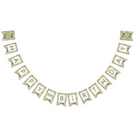 Banderines Banner Fiesta Luau | Turcanos y piña