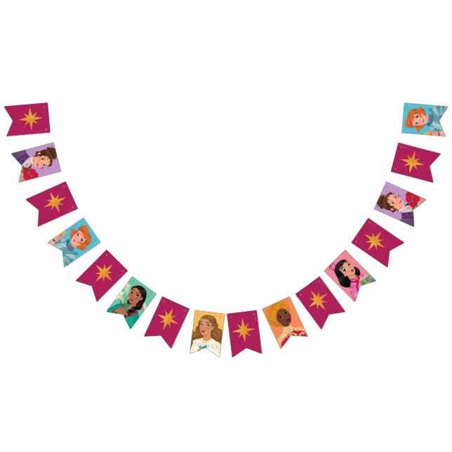 Banderines Banner Fiesta Princesas de Heaven™ (Todo)