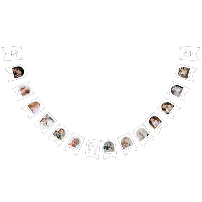 Banderines Banner fotográfico mensual STELLA Baby First Year (Todo)