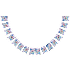 Banderines Banner holográfico de moda para el Bunting en glob