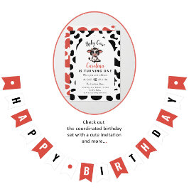 Banderines banner lindo feliz de cumpleaños