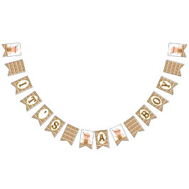 Banderines Banner tribal de Baby Shower
