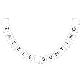 Banderines Banner Zazzle Personalizado Bunting Banner - Swall