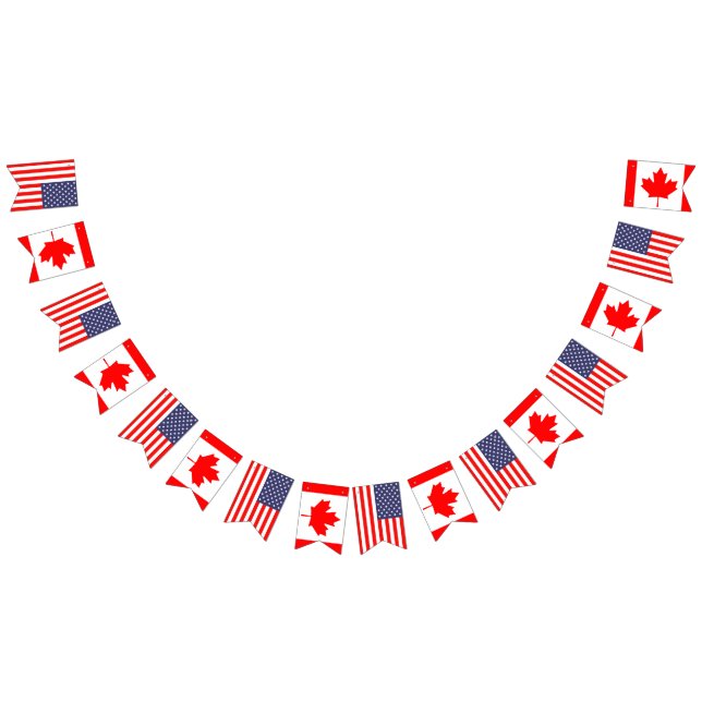Banderines Banquete de boda internacional americano y (Todo)