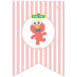Banderines Barrio Sésamo | Elmo - Primer Bunting