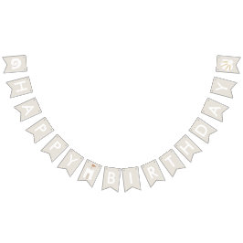 Banderines Beach Seashell Sandcastle Starfish Feliz cumpleaño