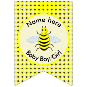 Banderines Bebé Amarillo Cuto Género Habitación Neutral de En