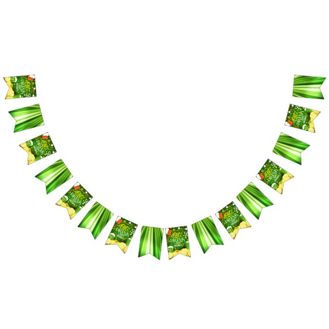 Banderines Beber y ser irlandés banner (Todo)