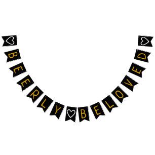 Banderines Beerly Co-Ed querido que casa la ducha nupcial