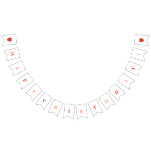 Banderines Berry First Strawberry Birday