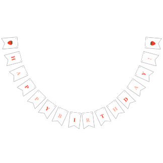 Banderines Berry First Strawberry Birday